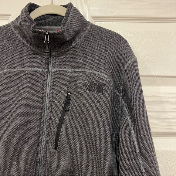 The North Face Texture Cap Rock Full-Zip Jacket Gray Mens Size Medium - Picture 3 of 7